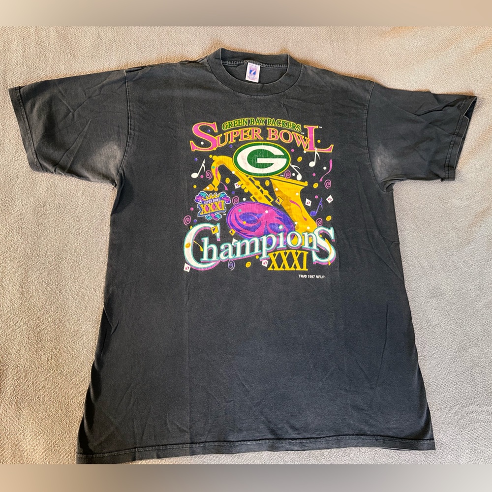 VINTAGE Green Bay Packers - Super Bowl XXXI Tee